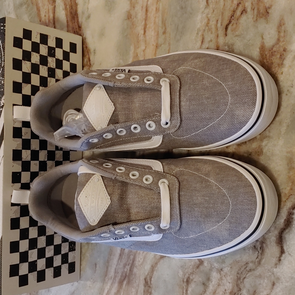 COPY - Vans, "Kyle Walker", (Denim) Gray/White, Mens 10, NWT & original box